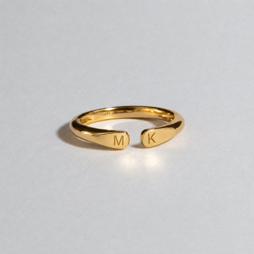 Navine Initialen Ring