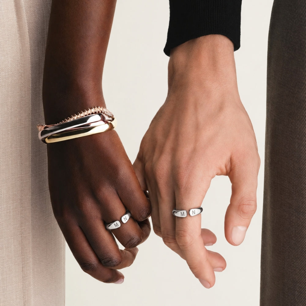 Navine Initialen Ring